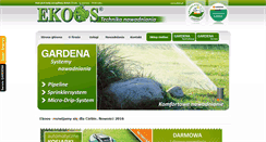 Desktop Screenshot of ekos.pl