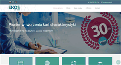 Desktop Screenshot of ekos.gda.pl
