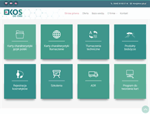 Tablet Screenshot of ekos.gda.pl